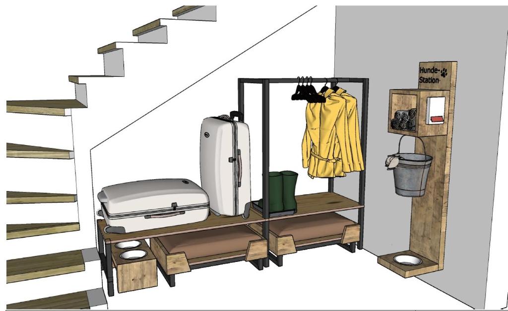 Garderobe & Hundestation